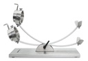 SOPORTE JAMONERO BASCULANTE INOX