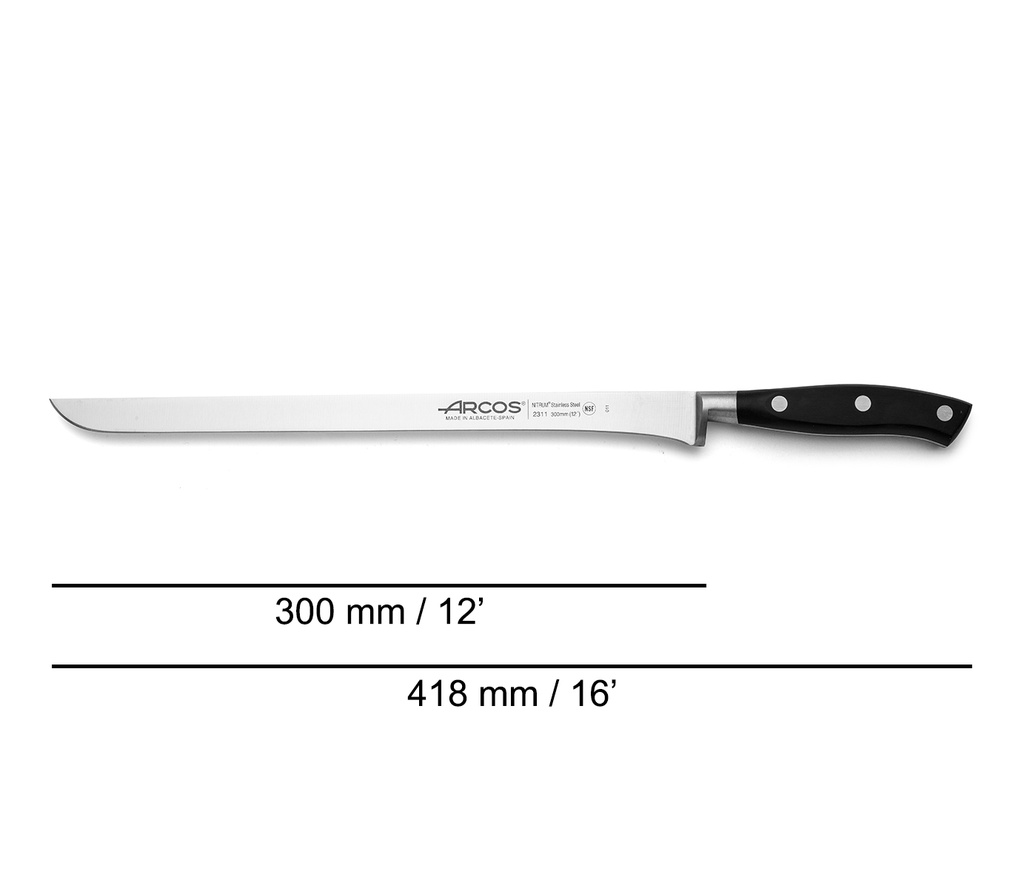 CUCHILLO JAMONERO 300MM