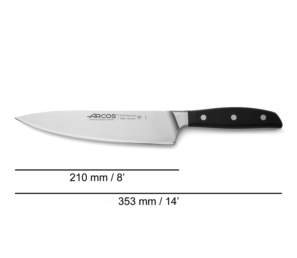CUCHILLO COCINERO 210MM SERIE MANHATTAN